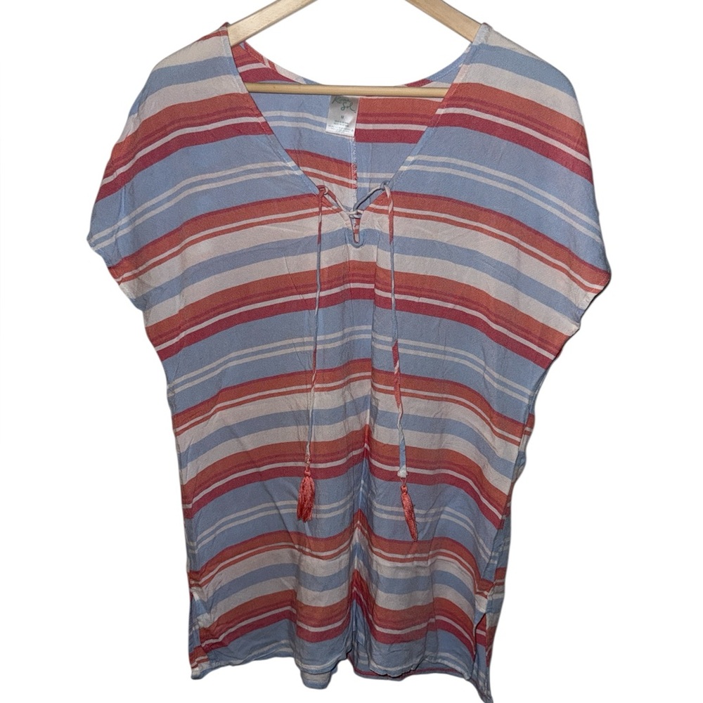 Kona Sol - Stripped Beach Coverup